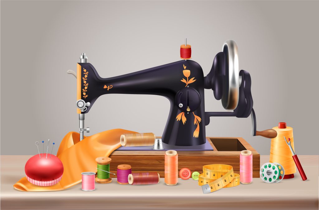 Identifying a sewing machine by serial number and logo