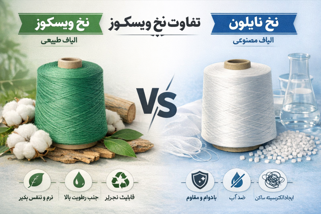 The difference between viscose and nylon yarn